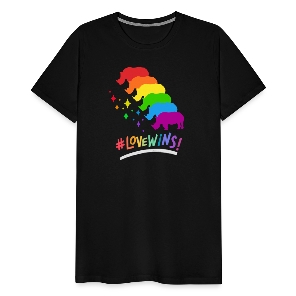 Love Wins Premium Tee - black