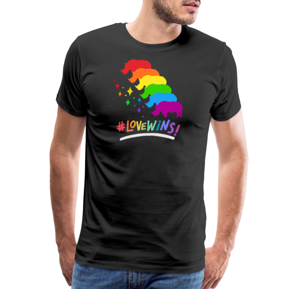 Love Wins Premium Tee - black