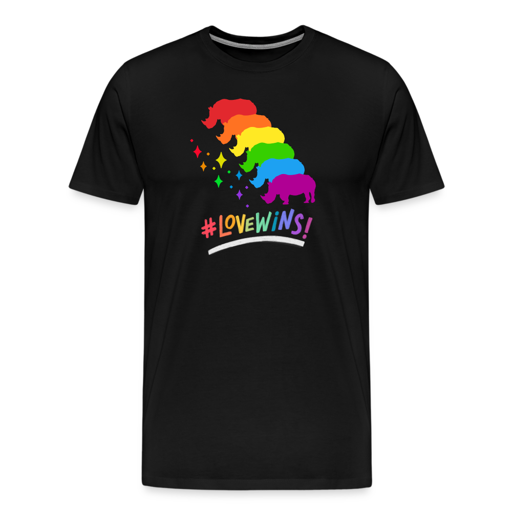 Love Wins Premium Tee - black