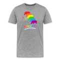 Love Wins Premium Tee - heather gray