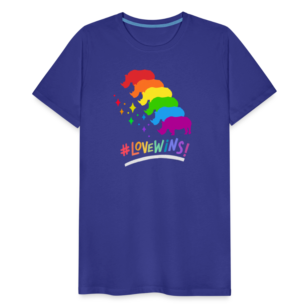 Love Wins Premium Tee - royal blue