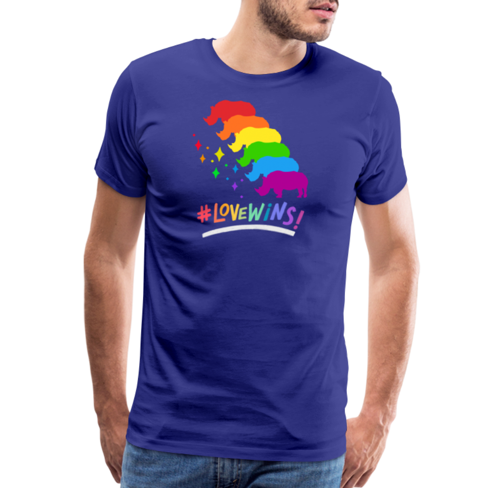 Love Wins Premium Tee - royal blue