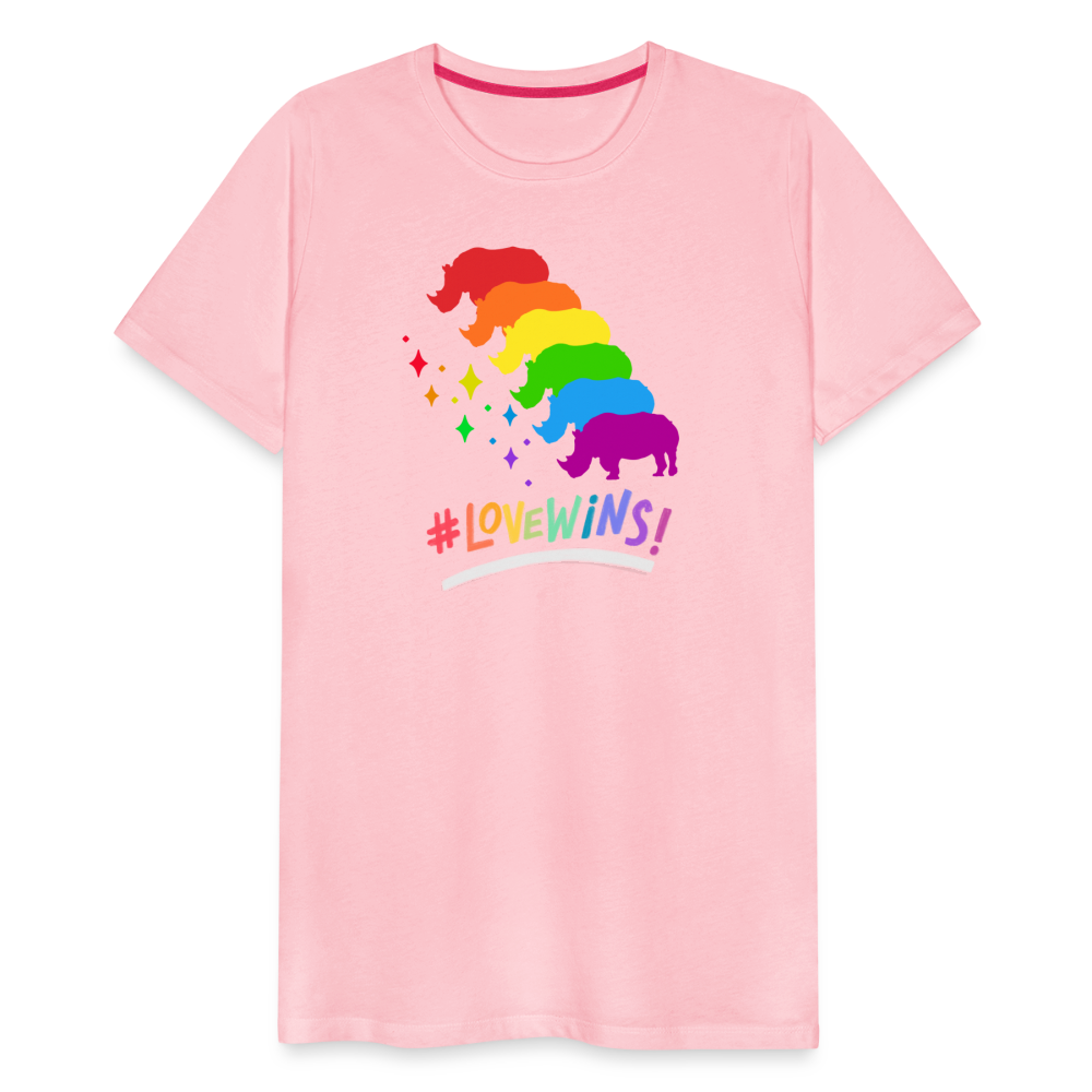 Love Wins Premium Tee - pink