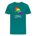 Love Wins Premium Tee - teal