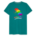 Love Wins Premium Tee - teal