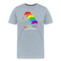 Love Wins Premium Tee - heather ice blue