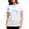 Wild Women's V-Neck Tee - white