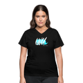 Wild Women's V-Neck Tee - black