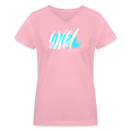 Wild Women's V-Neck Tee - pink