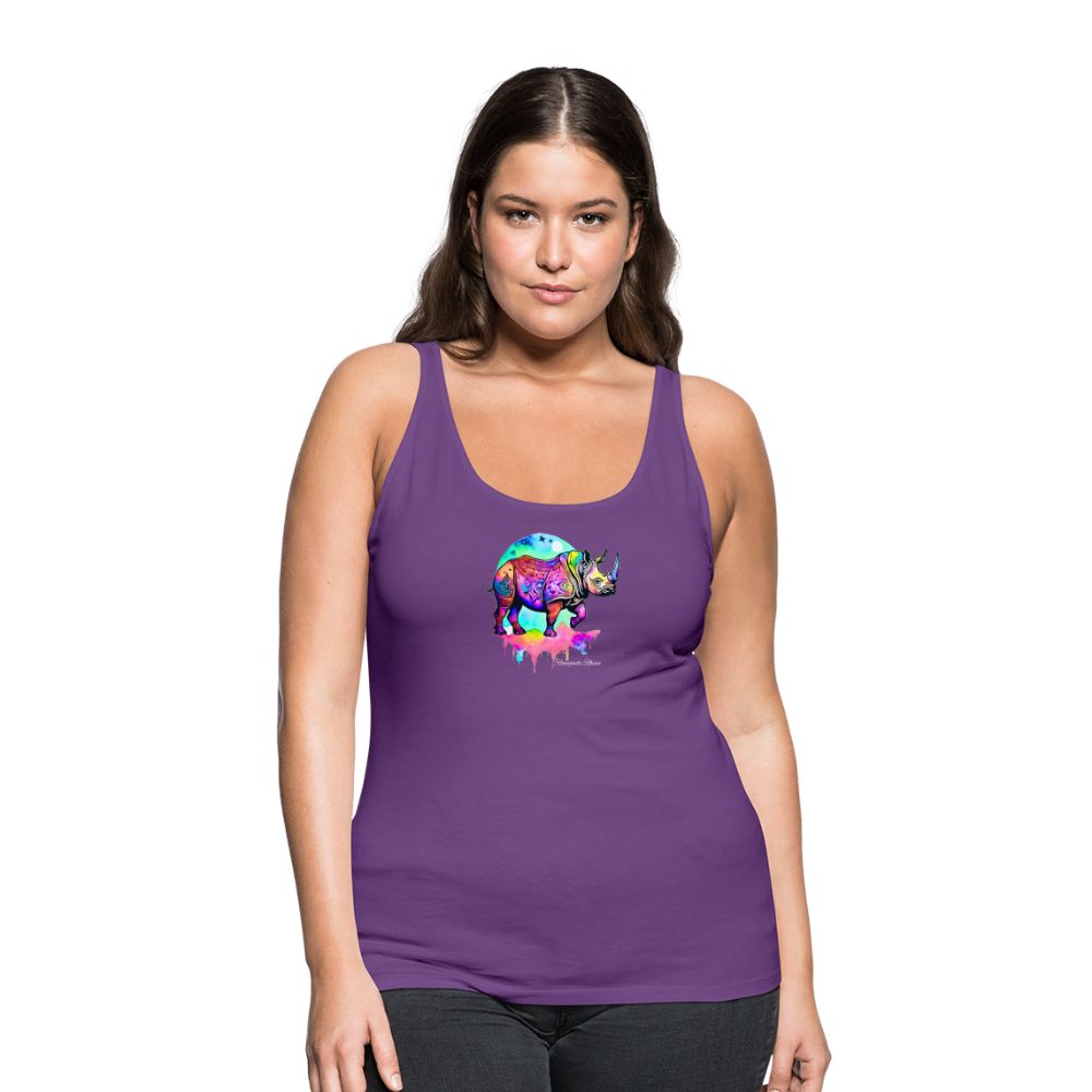 Moon Dreams Women’s Premium Tank - purple