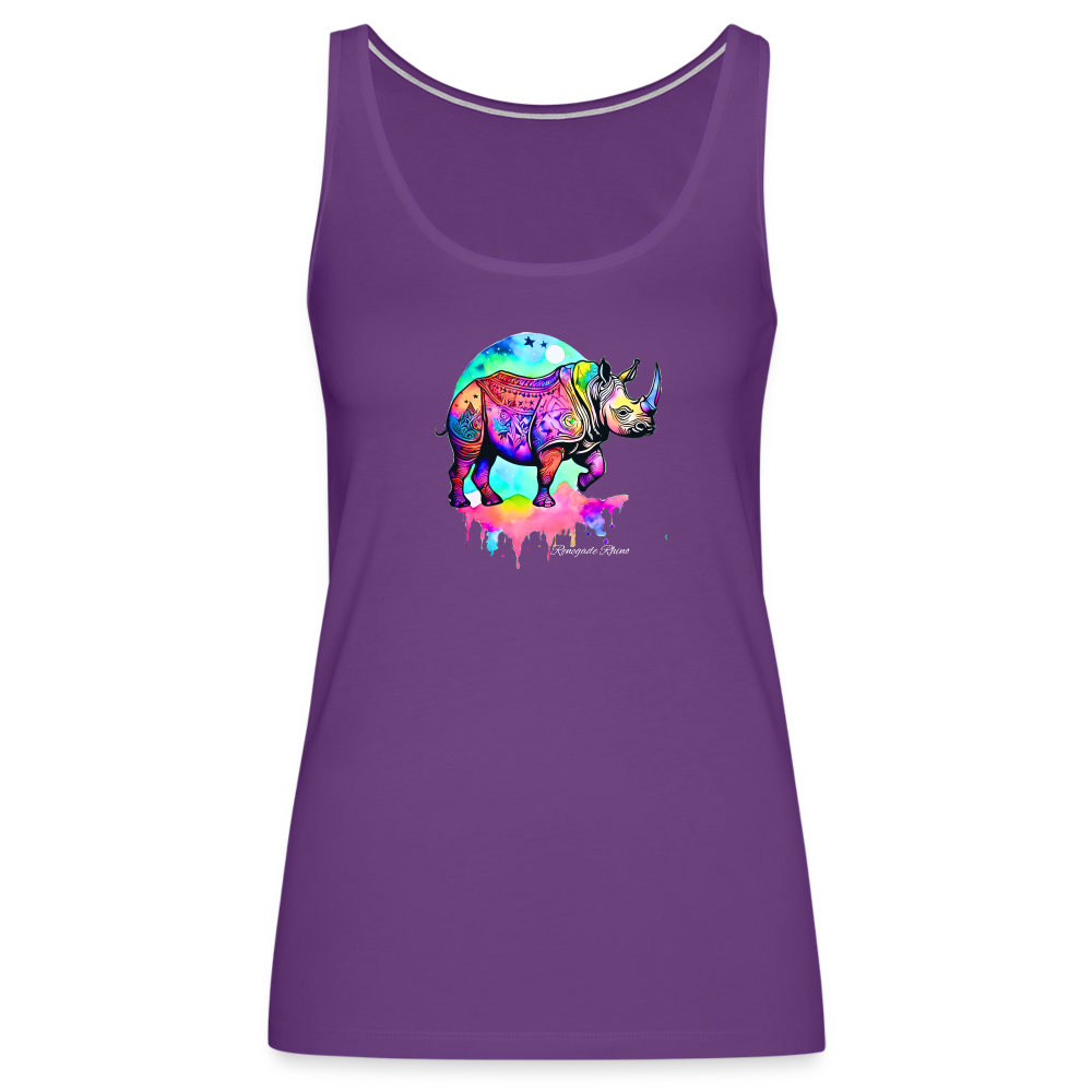 Moon Dreams Women’s Premium Tank - purple