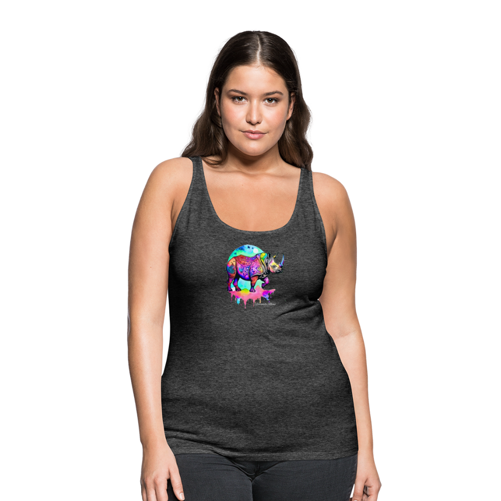 Moon Dreams Women’s Premium Tank - charcoal grey