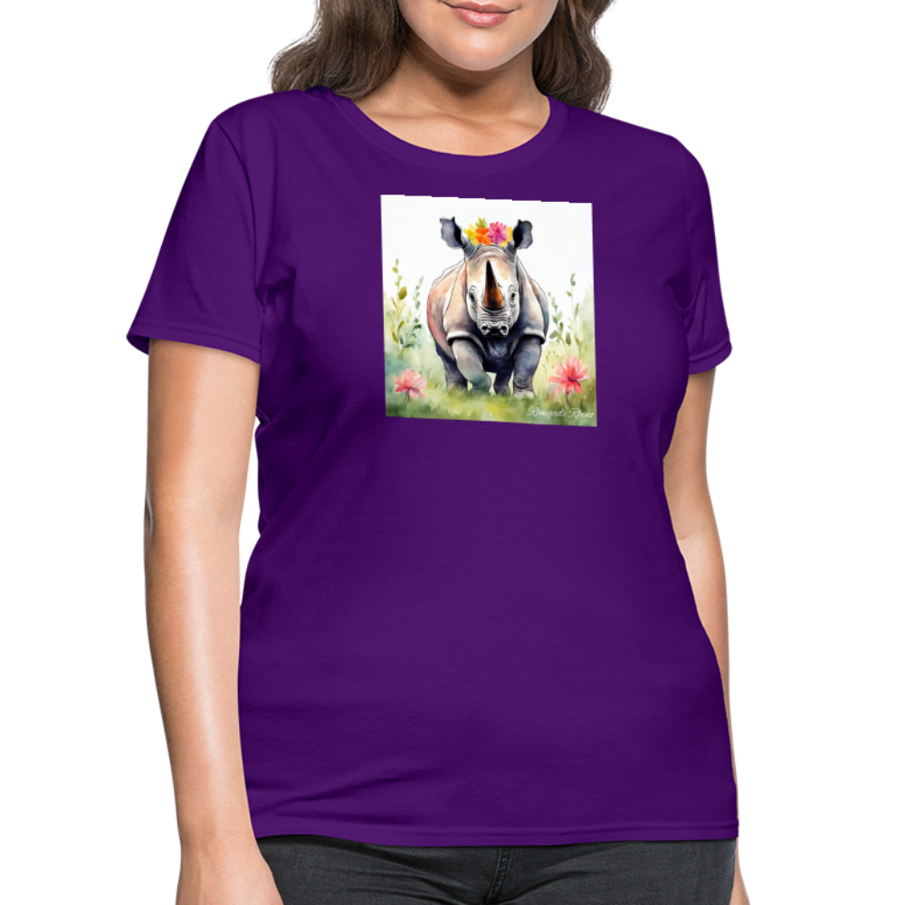 Flower Princess Women's Tee - purple