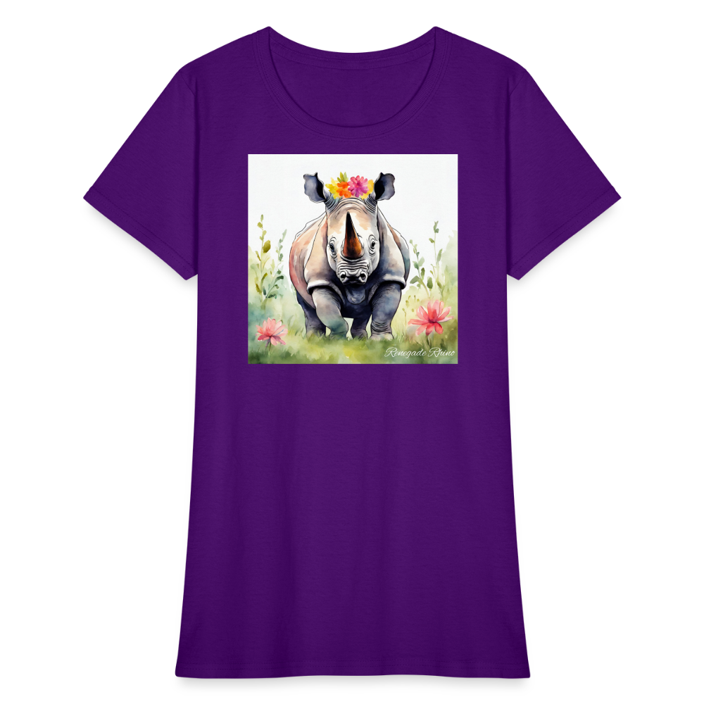 Flower Princess Women's Tee - purple