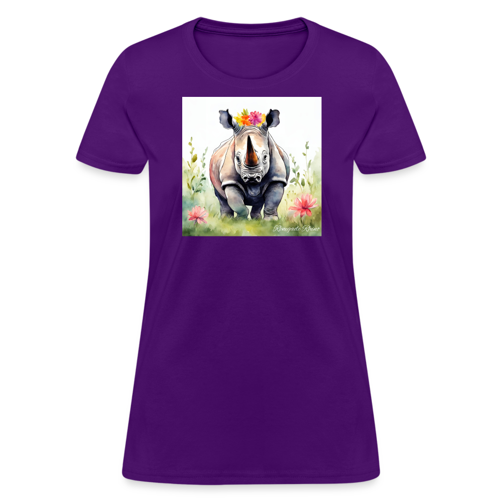 Flower Princess Women's Tee - purple