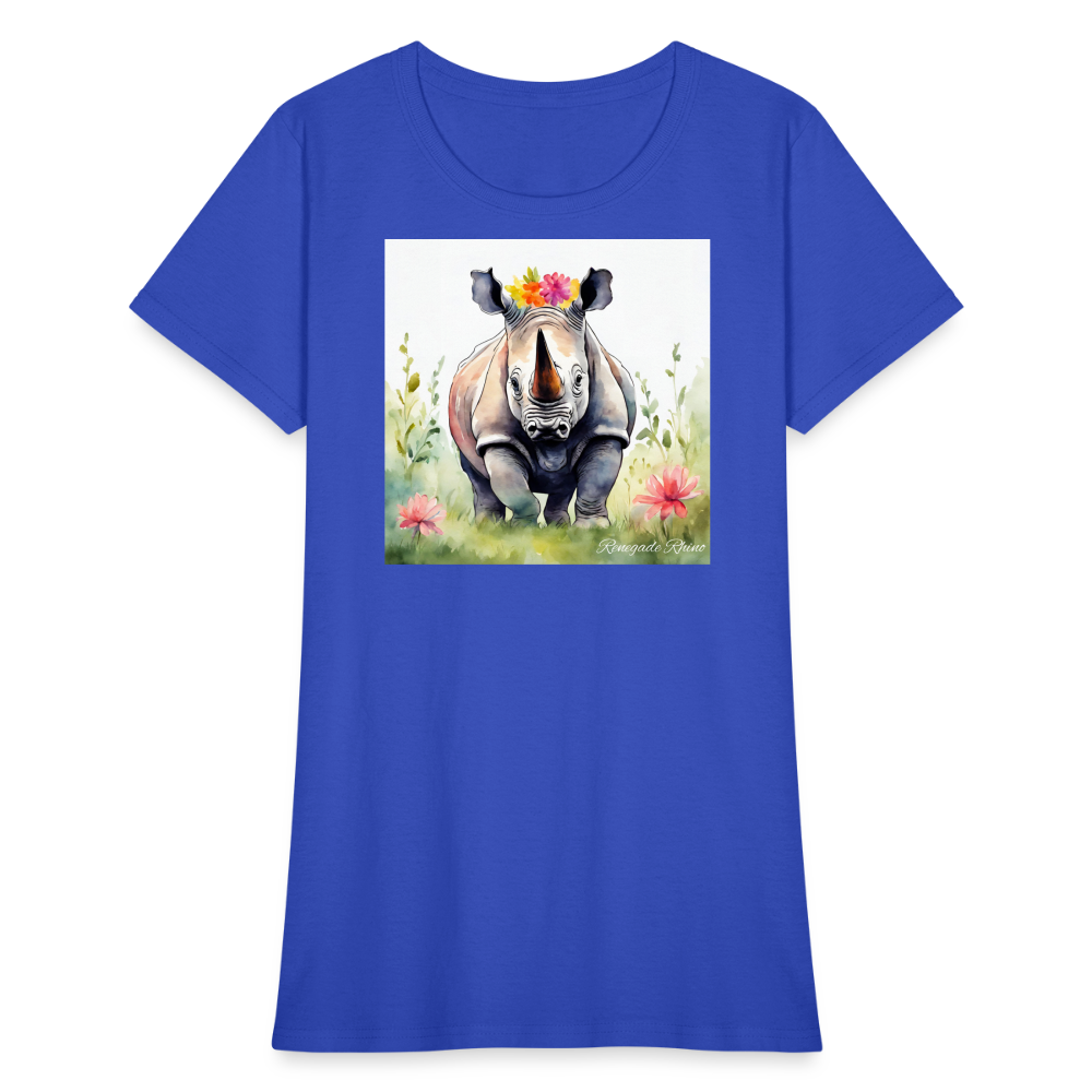 Flower Princess Women's Tee - royal blue