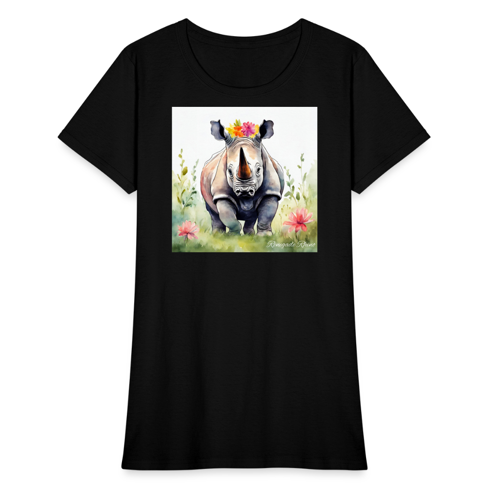 Flower Princess Women's Tee - black