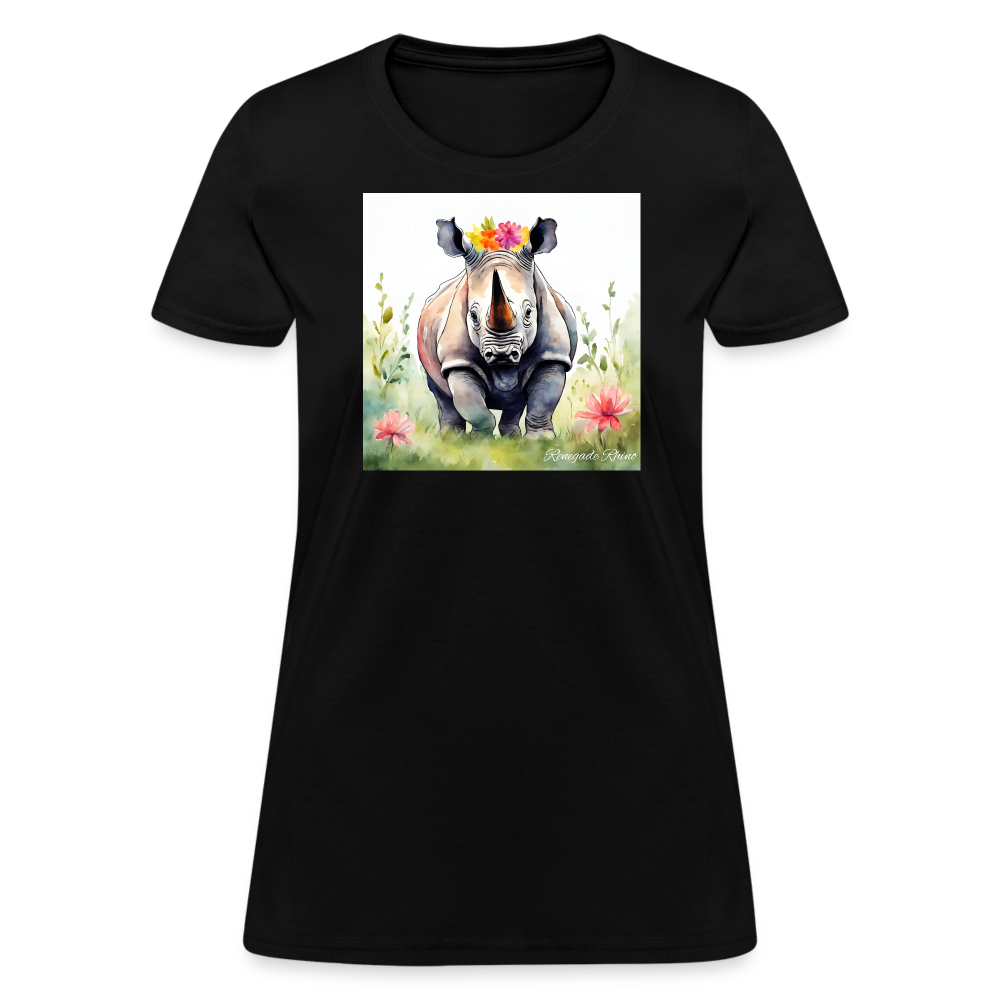 Flower Princess Women's Tee - black