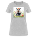 Flower Princess Women's Tee - heather gray