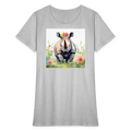 Flower Princess Women's Tee - heather gray