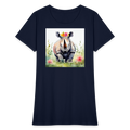 Flower Princess Women's Tee - navy