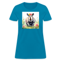 Flower Princess Women's Tee - turquoise