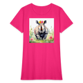 Flower Princess Women's Tee - fuchsia