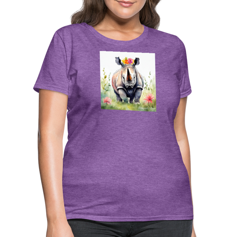 Flower Princess Women's Tee - purple heather