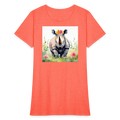 Flower Princess Women's Tee - heather coral