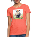 Flower Princess Women's Tee - heather coral