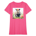 Flower Princess Women's Tee - heather pink